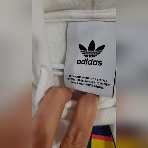 Limited edition: π³οΈβπ Adidas Love Unites Oversize Hoodie- Men Small/ Women Med - Picture 3 of 6